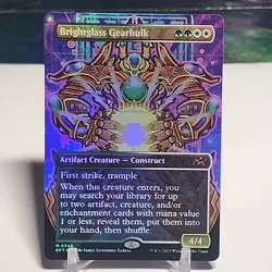 Brightglass Gearhulk (Borderless) Aetherdrift Foil - Image 1
