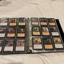 Magic The Gathering Collection Vintage Mtg Huge Binder - Image 4