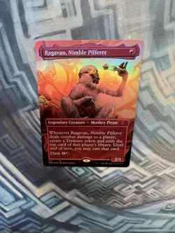 MTG Borderless Foil Ragavan, Nimble Pilferer NM- Unplayed Modern Horizons 2 - Image 3