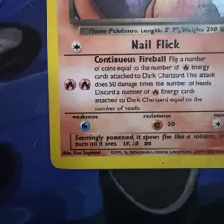 Dark Charizard 4/82 Holo Rare Team Rocket Pokemon Card WOTC Holo MP+ - Image 4