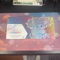 Pokemon Prismatic Evolutions UPC Ultra Super Premium Collection Sealed In Hand - Image 1