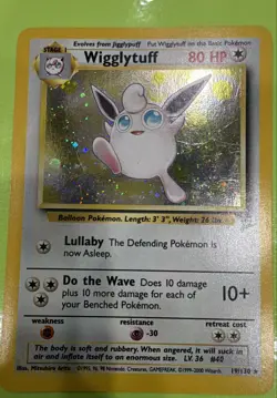 Wigglytuff 019/130 Base Set 2 Holo Nintendo Pokemon Hologram 2000 - Image 1