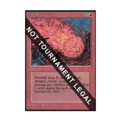 WOTC MtG Collector's Ed Fireball (CE) (C) NM - Image 1