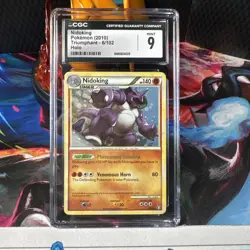 Nidoking 6/102 Holo - CGC Mint 9 - Triumphant - Pokemon TCG 2010 - Image 1