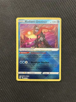 Pokemon TCG Radiant Greninja 046/189! NM Condition! See Description! - Image 1