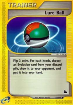 1x Lure Ball - 128/144 - Uncommon NM-Mint Pokemon G2 - Skyridge - Image 1