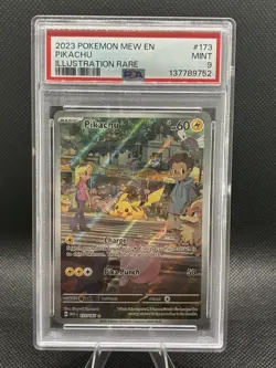 Pokemon Pikachu Illustration Rare Holo 173/165 Scarlet & Violet 151 PSA 9 - Image 1
