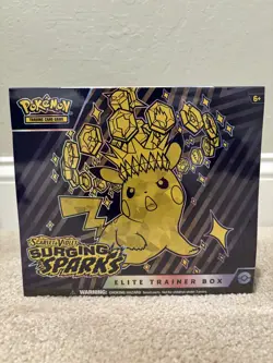 Pokemon scarlet & Violet Surging Sparks Elite Trainer Box FACTORY SEALED - Image 1