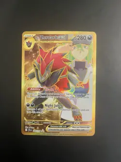 N's Zoroark ex 189/159 SV09 Journey Together Hyper Rare Full Art Holo Eng - Image 1
