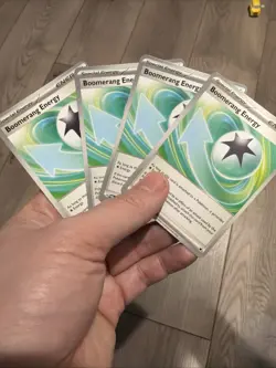 4x Boomerang Energy 166/167 x4 - Twilight Masquerade - Pokemon TCG - Playset - Image 1
