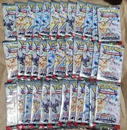 Pokemon TCG Prismatic Evolutions Booster Pack Sealed (Lot of 36) - Image 1