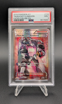 Team Rocket's Handiwork 2016 Pokemon XY Full Art Fates Collide #124 PSA 9 - Image 1