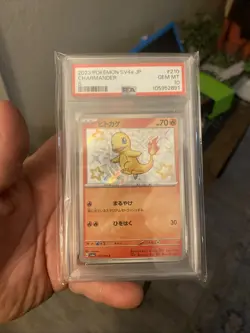 PSA 10 💎 2023 POKEMON JPN SV4A-SHINY TREASURE EX S #210 CHARMANDER - Image 1