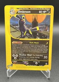 Pokemon Umbreon 41/147 - Non Holo Rare - Aquapolis English 2002 - NM - Image 1