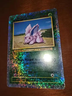 POKEMON TCG LEGENDARY COLLECTION NIDORAN #83/110 REVERSE HOLO FOIL VINTAGE - Image 5
