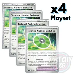 x4 Technical Machine: Evolution 178/182 (Playset) - Paradox Rift Pokemon TCG NM - Image 1
