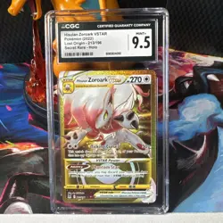 Hisuian Zoroark VSTAR 213/196 - CGC Mint+ 9.5 - Lost Origin - Pokemon TCG 2022 - Image 1