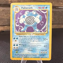 Pokemon Poliwrath 13/102 Base Set WotC Holo Rare 90 HP 1999 English - Image 1