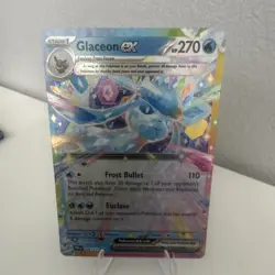 Pokemon Glaceon ex 026/131 SV Prismatic Evolutions Double Rare Holo 270 HP - Image 1