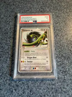Rayquaza ex Holo Black Star Promos 039 39 Pokemon TCG Promo Graded PSA 5 - Image 1