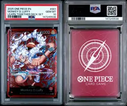 Monkey D. Luffy - ST21-001 (Luffy Deck) ST21-001 Learn Together Deck Set PSA 10 - Image 3