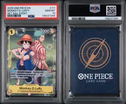 2025 ONE PIECE PROMOS SET SAIL EVENT #111 MONKEY D. LUFFY PSA 10 - Image 3