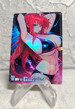 Rias Gremory Trading Card Waifu Goddess Story Anime Girl holo Karte Manga - Image 1