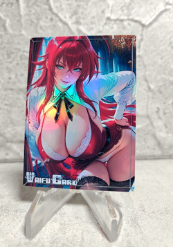 Rias Gremory Trading Card Waifu Goddess Story Anime Girl holo Karte Manga - Image 1