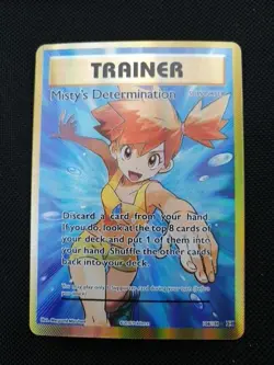 Misty's Determination - 108/108 - Pokemon Evolutions Full Art Ultra Rare Card NM - Image 1