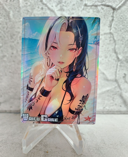 Rosanna Nikke Trading Card Waifu Goddess Story Anime Girl holo Karte Manga Full - Image 1