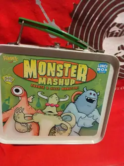 Monsters Mash Up Trading Card Game lunch box games Complete playable no Manuel - Image 2