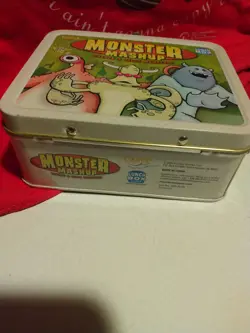 Monsters Mash Up Trading Card Game lunch box games Complete playable no Manuel - Image 3