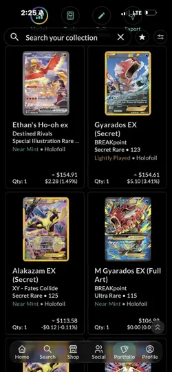 Pokemon TCG Card Lot EX, Secret Rare, Ultra Rare, Promo, Ho-oh, Gyarados - Image 2