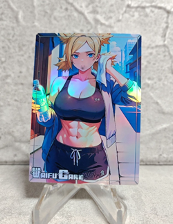 Temari Trading Card Waifu Goddess Story Anime Girl holo Karte Manga Full Art - Image 1