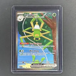 Pokemon TCG Spidops EX Scarlet & Violet Base Set Holo Card 243/198 - Image 1