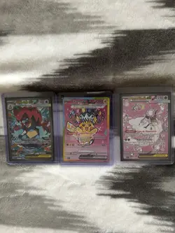 Pokemon Full Art Card Lot Pikachu ex Mega Diancie ex Mega Feraligatr ex - Image 2