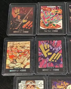 One Piece 14 Card Don LOT ALL YOUR TURN +1000 ALL IN TOP LOADER English Japanese - Image 2