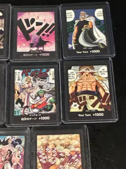 One Piece 14 Card Don LOT ALL YOUR TURN +1000 ALL IN TOP LOADER English Japanese - Image 5