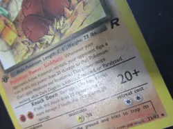 DARK DUGTRIO 1ST EDITION POKEMON CARD 23/82 ROCKET NON HOLO MP - HP - Image 3