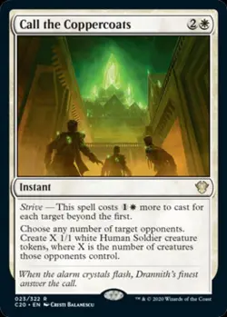 MTG - Call the Coppercoats - Commander 2020 Ikoria - Light Play - Normal - Image 1