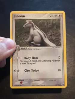 POKEMON TCG CARD LINOONE + ZIGZAGOON 34/106 EX EMERALD VLP/LP - Image 2