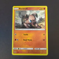 Pokemon Card TCG: Rockruff SM06 - Black Star Promo - Image 1
