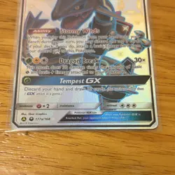 Rayquaza GX Pokemon Card 177A/168 Alternate Art Holo Promo English - Image 4