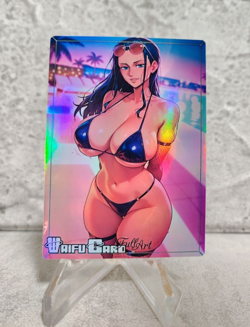 Nico Robin Trading Card Waifu Goddess Story Anime Girl holo Karte Manga Full Art - Image 1