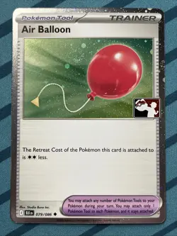 Pokemon Card - Air Balloon - HOLO Prize Pack Promo (079/086) Black Bolt NM - Image 1