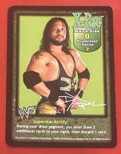 WWE Raw Deal X-Pac Superstar Card - Image 1
