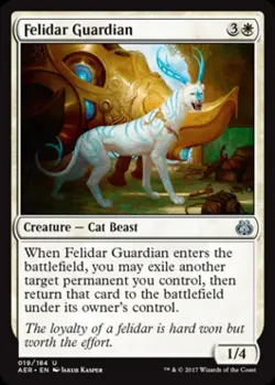 MTG - Felidar Guardian - Aether Revolt - Light Play - Normal - Image 1