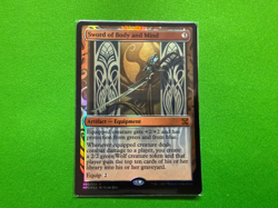 1x NM Foil Sword of Body and Mind Kaladesh Invention Masterpiece MTG - Image 1