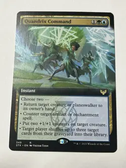 Quandrix Command (Extended Art) Strixhaven: School of Mages Regular - Image 1