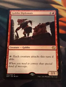 Goblin Diplomats Duel Decks Merfolk vs. Goblins Magic the Gathering MTG Nice! - Image 1